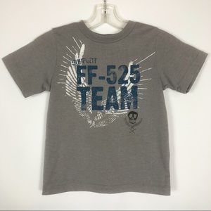 Baby Route 66 boys skull short sleeve graphic tee